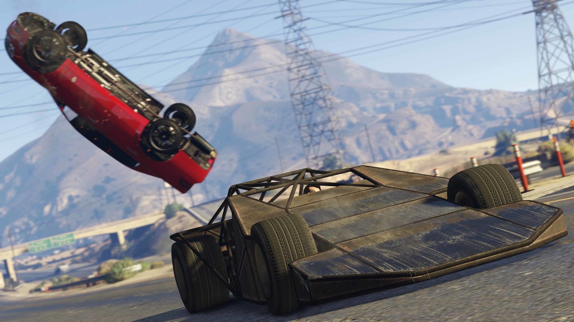 Chaos in GTA as cars fly around with cheat codes