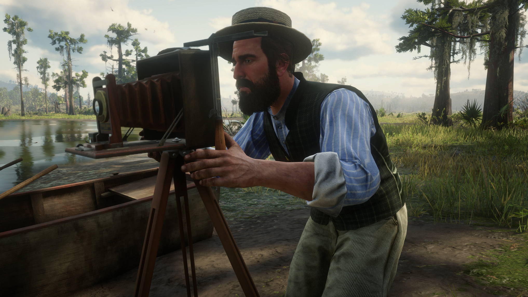 Players engaging in non-violent activities in Red Dead Online