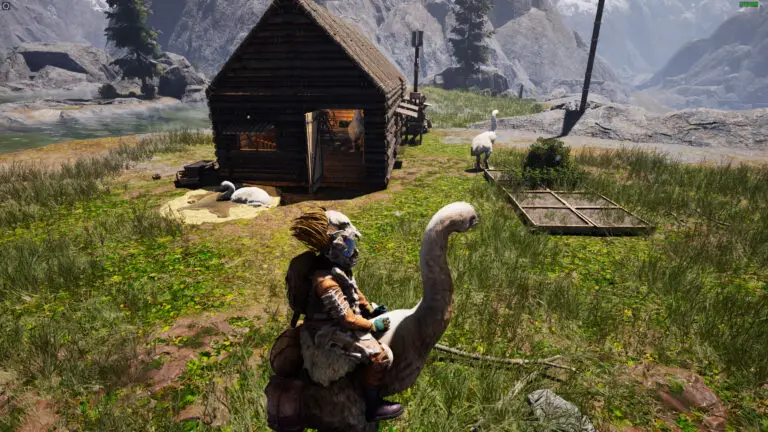 A player riding a giant bird in the game Icarus, showcasing the unique gameplay experience